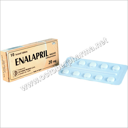 Enalapril Maleate 20 Mg Tablets