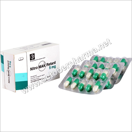 NITRO MAK RETARD 5 mg Capsules