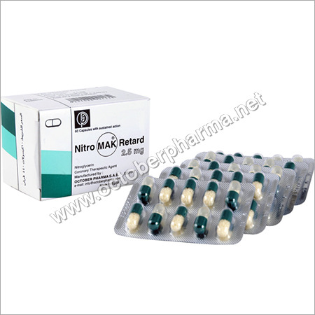 NITRO MAK RETARD 2.5 mg Capsules