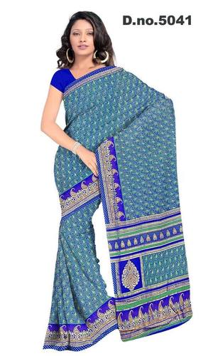 printed saree