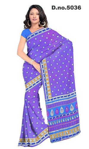 Dotted Printed Saree