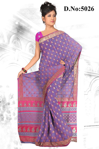 Designer Printed Saree