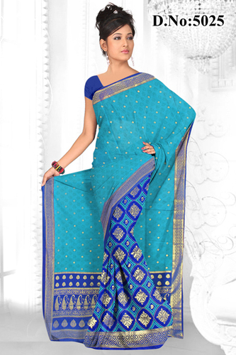 fancy printed saree
