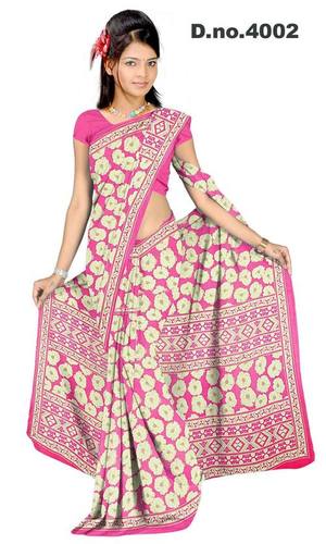 fancy printed saree