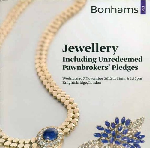 Bonhams jewellery Including Unredeemed Pawndrokers pledges