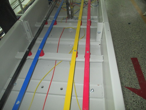 Aluminium Patta on Bus Bar Line Production Table