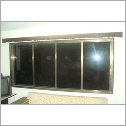 Four Track Glass Window