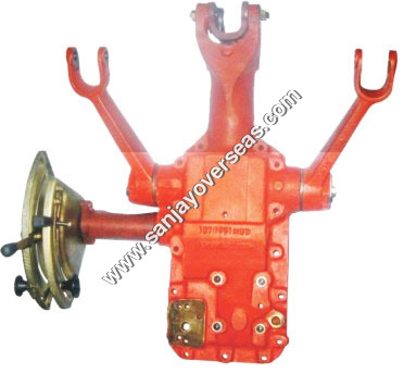 HYD LIFT ASSY - Cast Iron, 500x300x200 mm, Red | Hydraulic Lifting, 150 bar Pressure, 1000-2000 kg Capacity