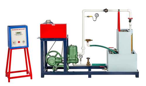 Reciprocating Pump Test Rig (With Variable Speed Swinging Field Dynamometer) Equipment Materials: Pu
