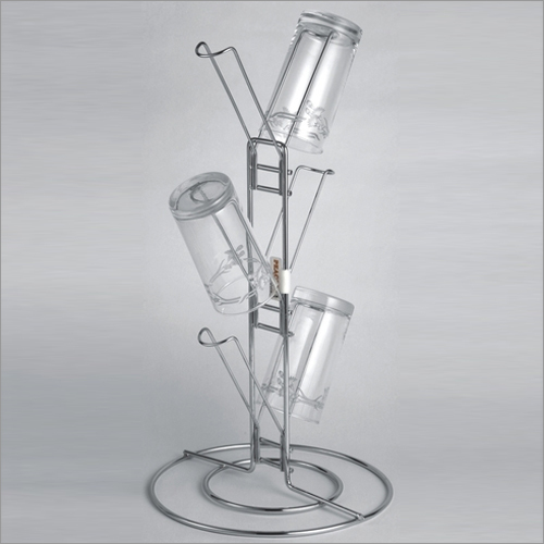 6 Line Standing Glass Holder