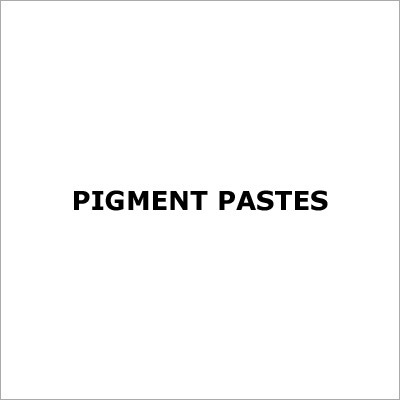 Pigment Pastes