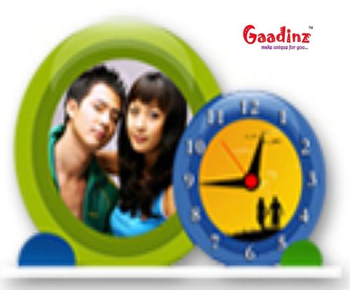 Personalized Acrylic Photo Frame Clock