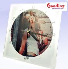 Personalized Photo Glass Clock