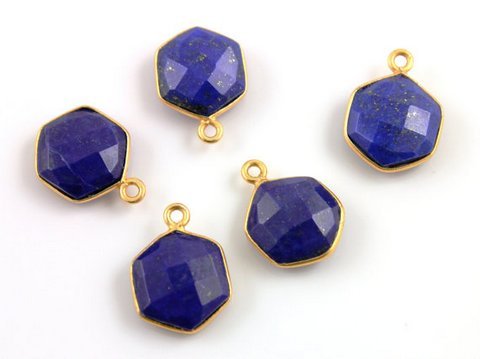 Lapis Gemstone Connector Weight: 10-15 Grams (G)