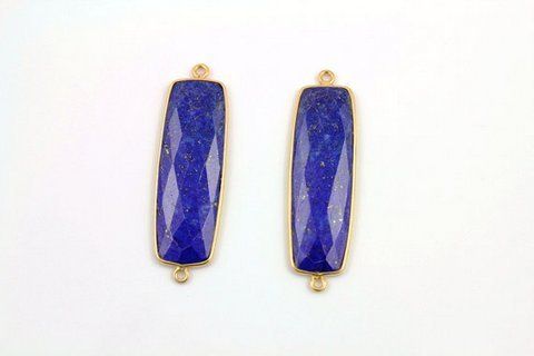 Lapis Lazuli Antique Gemstone Connectors Weight: 5-15 Grams (G)