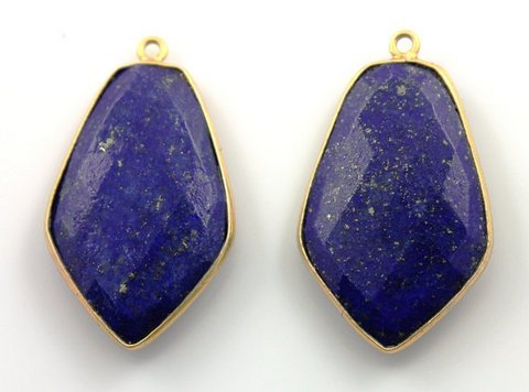 Lapis Gemstone Connector Weight: 5-10 Grams (G)