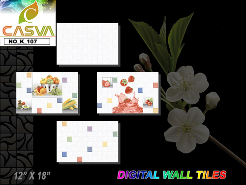 Glossy Series Wall Tiles - Ceramic 12x18, 12x24 Inches | HD Digital Printing, Durable, Stylish Design