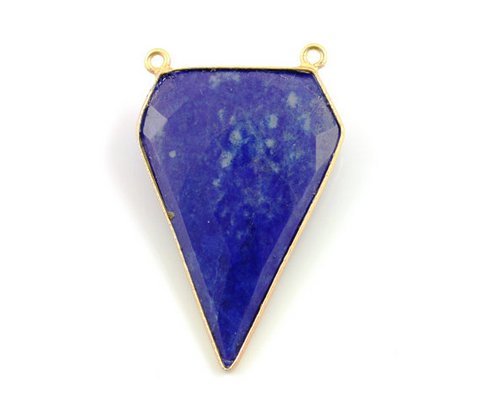 Lapis Gemstone Connector Weight: 12-15 Grams (G)