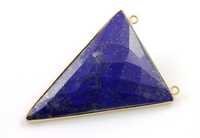 Lapis Lazuli Gemstone Sterling Silver Connectors