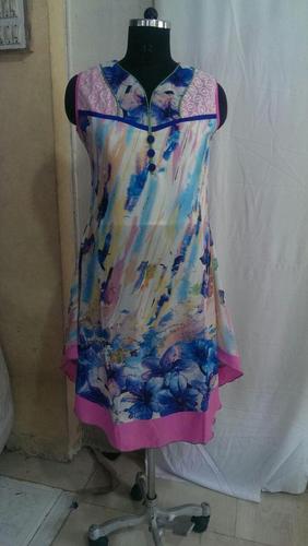 ladies designer printed kurti