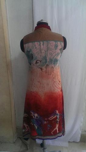 ladies designer printed kurti