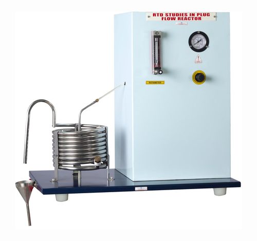 R.T.D. STUDIES IN PLUG FLOW TUBULAR REACTOR (Coiled Tube Type) - Peristaltic Pump Feed System