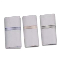Gents White Handkerchief