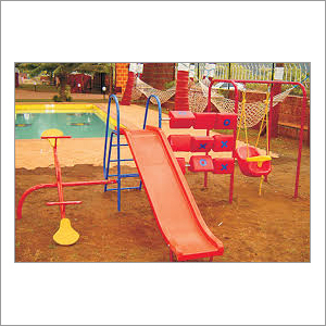 Playground Equipment - Metal & Plastic, Red, Variable Dimensions | Child Friendly, Durable, Outdoor Use, Max Load 150 kg