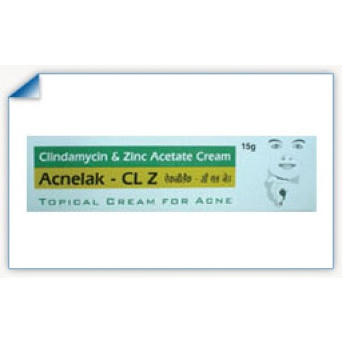 Acnelak CL Z Cream 15gm Gel - Clindamycin and Zinc Acetate