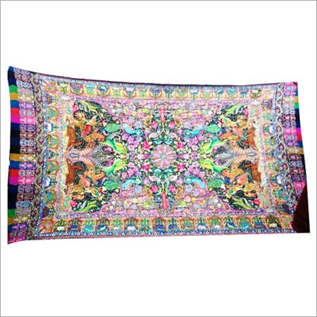 Kalamkari Embroidered Pashmina Shawl