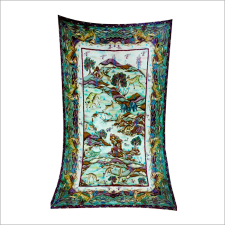 Antique Kalamkari Pashmina Shawl