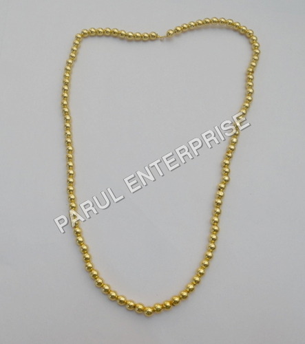 5mm Brass Plain Beads