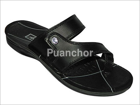 Black Gents Slippers