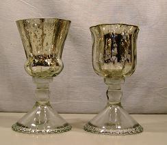 Silver Glass Votives