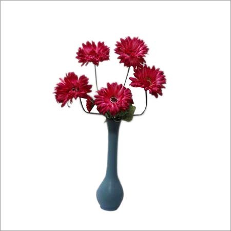 Artificial Flower - Plastic & Metal, 5cm Diameter, Burgundy | Realistic Look, Durable, Easy Maintenance, 6 Pieces
