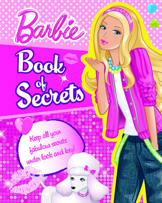 Barbie Book of Secrets - Paperboard, 20x20 cm, Pink Paperback | Secret Storage, Fun Activities, Interactive Children's Book