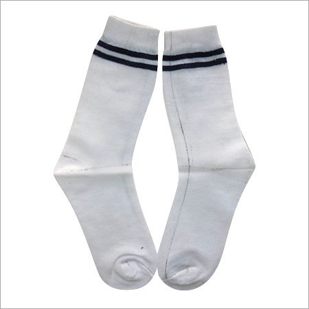 White School Socks