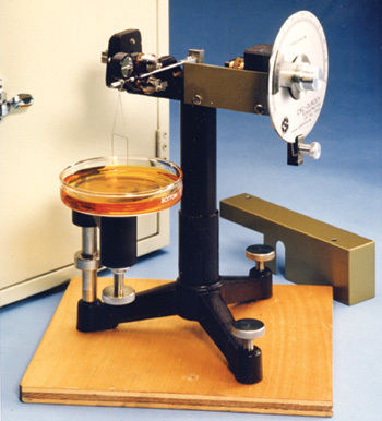 Surface Tension By Surface Tensiometer