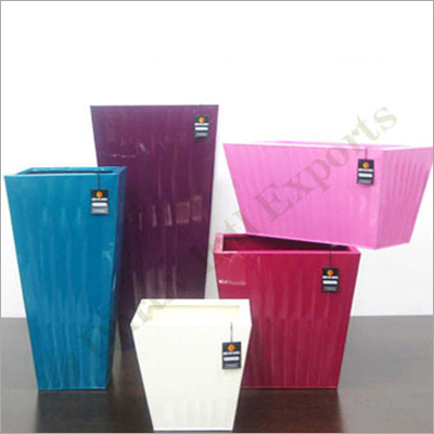 Colorful Zinc Planter