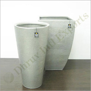 White Zinc Planter