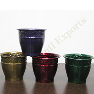Metallic Indoor Flower Pots