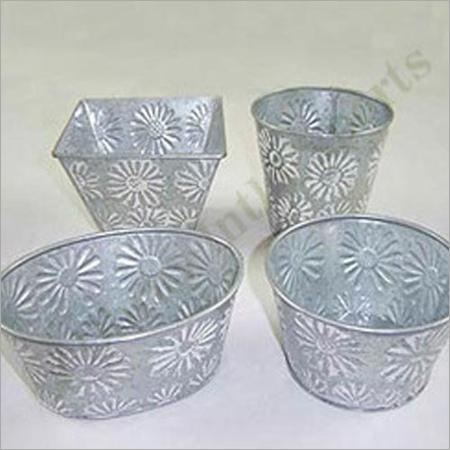 Designer Metallic Flower Pots