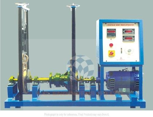 Metal Epicyclic Gear Train Apparatus With Digital Rpm Indicator