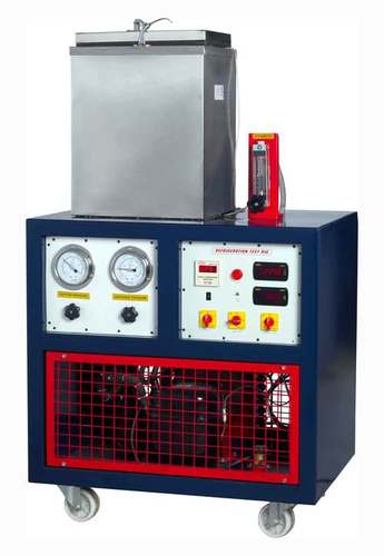 Refrigeration Test Rig / Vapour Compression Cycle Trainer / Water Cooler Test Rig - Material: Iron