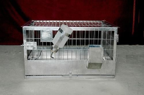 Silver Rabbit Cage