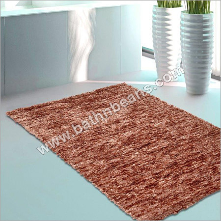 Feather Touch Bath Mats - Feather Fabric, 30x96 cm, Rectangle Shape, Anti-Slip, Quick Drying, Washable, Square Pattern, 0.5-3.2 mm Thickness
