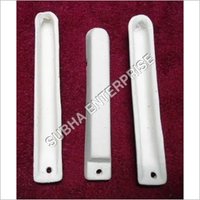 Alumina Combustion Boat - Ceramic, 88x10x12 Mm, Grey | Carbon Test, 1400â°c Temp Range, Ideal For Metallurgical Laboratory, 12g Weight