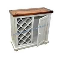 Wooden Bar Cabinet - Color: Brown