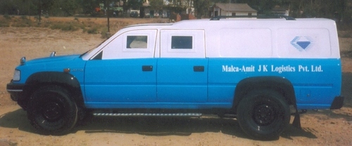 Bullet Proof Security Van