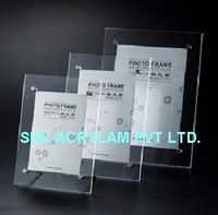 Acrylic Clear Photo Frame - Acrylic Material, Any Size, Any Color, Thickness 1-40mm | 90% Light Transmittance, Customizable Designs Available